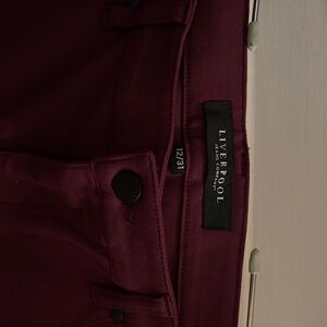 Liverpool Deep Burgundy Trousers